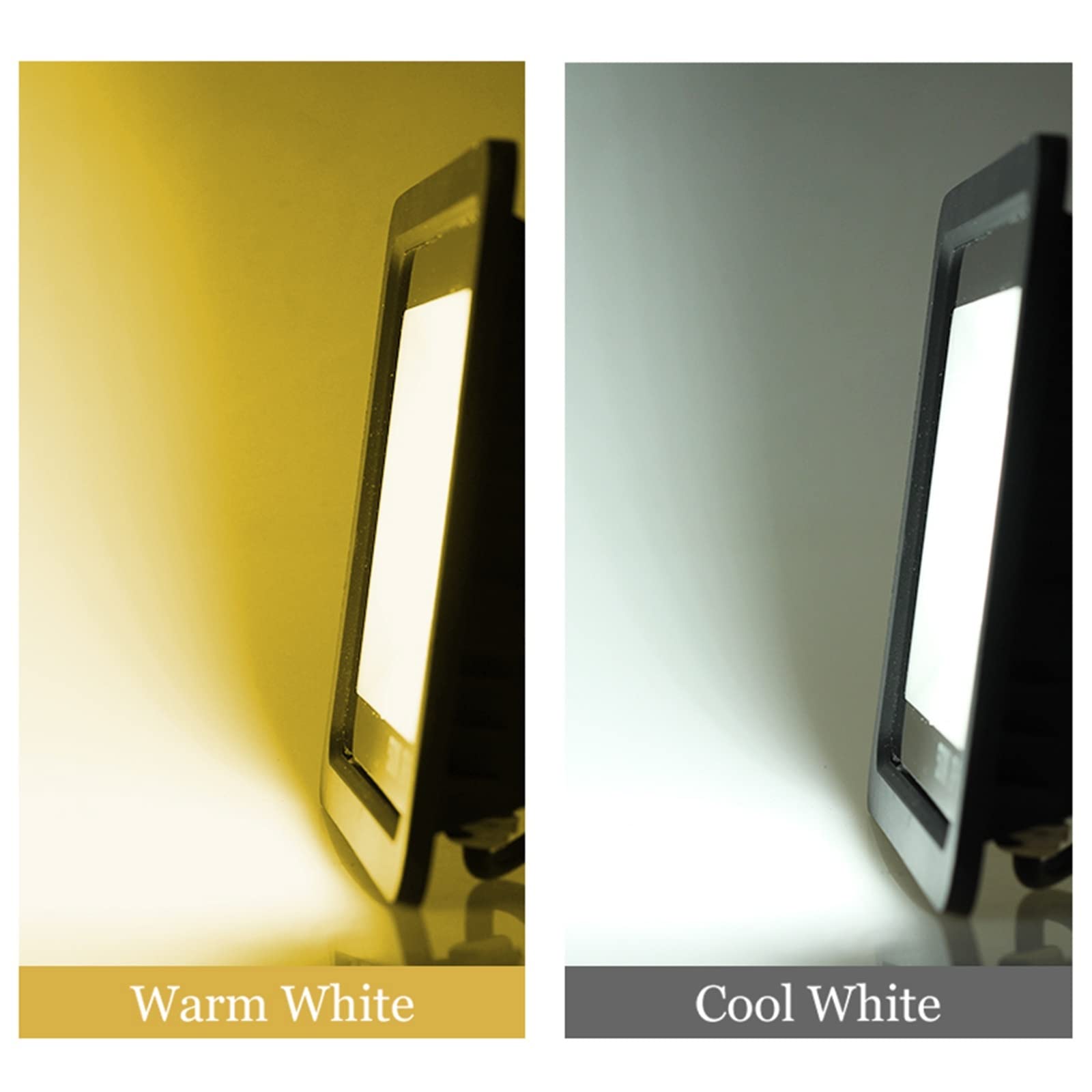 Reflektory zewnętrzne wodoodporne IP66 LED 10W 20W 30W 50W 100W Smart IC 220V białe oświetlenie zewnętrzne SMD 2835 do oświetlenia ulicznego,Cold White-WHITE SHELL-20W
