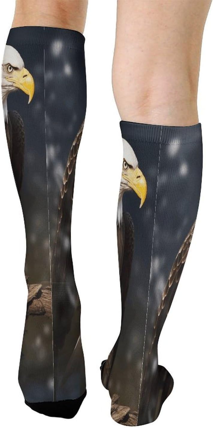 Knee High Socks Eagle Long Tube Boot Seamless Toe