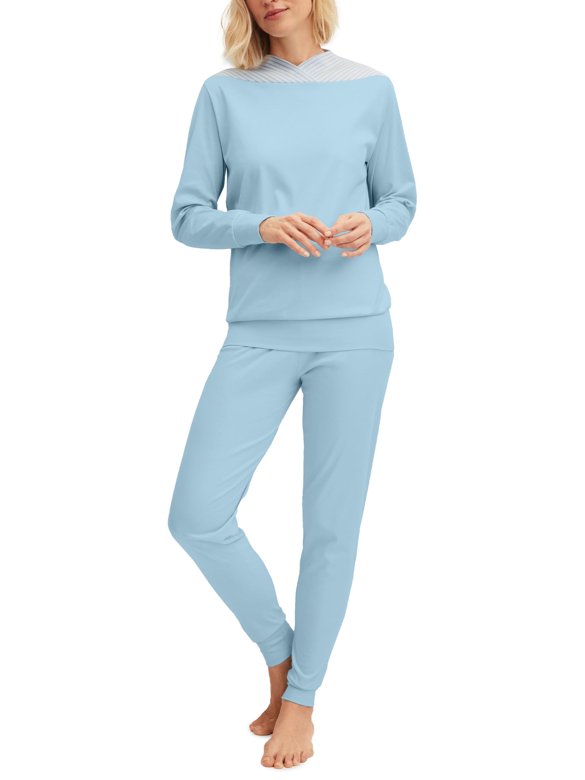 CALIDA Soulmate Bündchen-Pyjama Damen