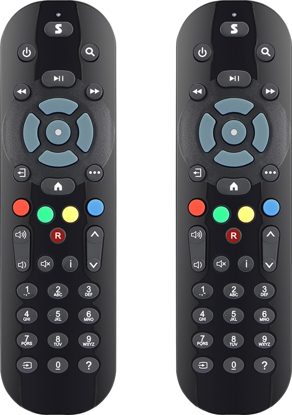 【Pack of 2】Replacement Remote Control Compatible with All Sky Q Box, Sky Q TV Box, Mini and Silver Box (Non-Touch, No Voice Control)