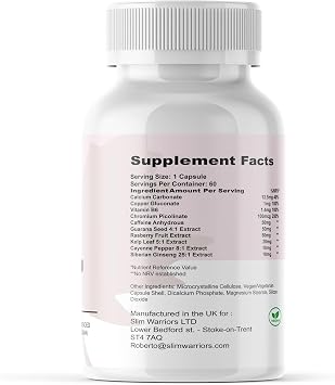 Nuvia - Weight Management Capsules - Natural Ingredients - 120 Capsules - Vegan/New & Sealed