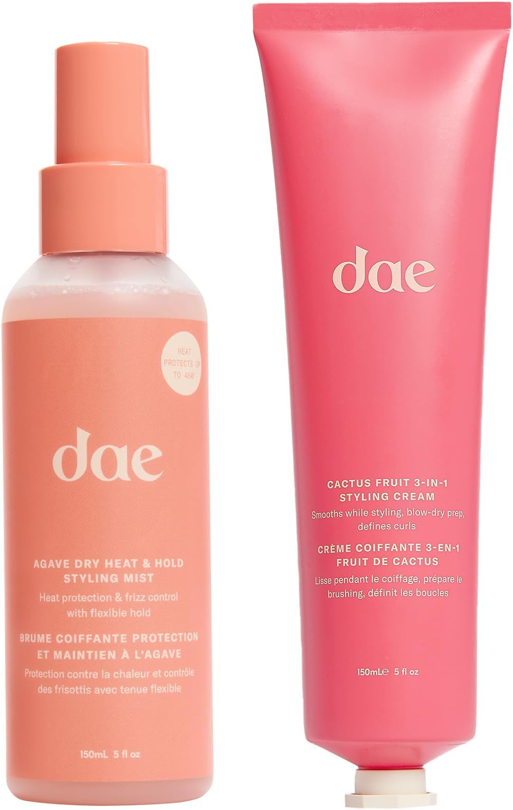 Agave Dry Heat & Hold Styling Mist & Cactus Fruit 3-1 Styling Cream