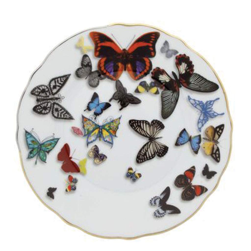 Amazon Com Vista Alegre Christian Lacroix Butterfly Parade Bread Butter Plate Set Of 4 Bread Butter Plates