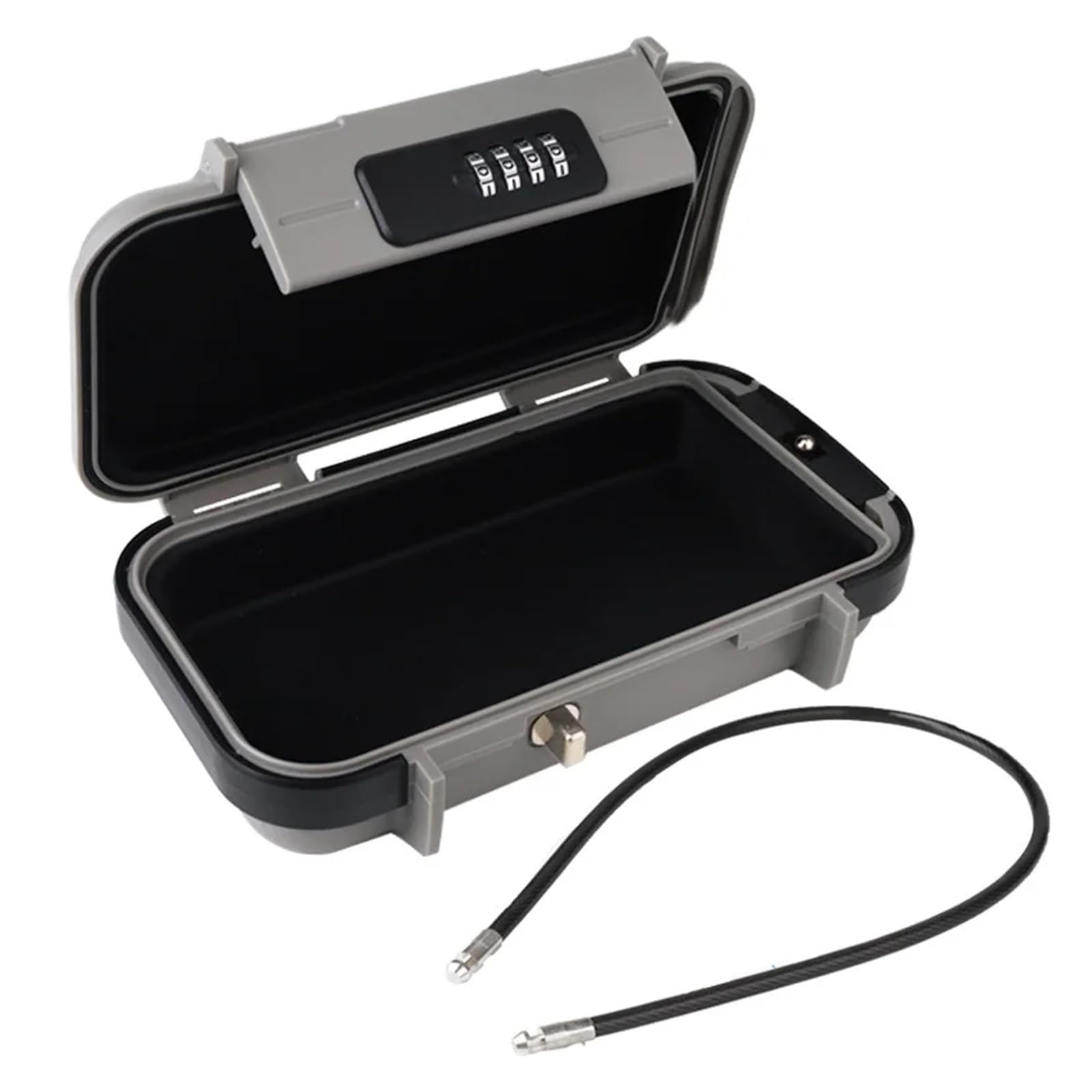 Boite a Clefs Securisee Exterieur, Coffre-fort portable Coffre-fort de Coffre-fort de sécurité de grande capacité Coffre-fort à code Coffre-fort à clé étanche avec poignée de câble amovible ,Coffre Fo