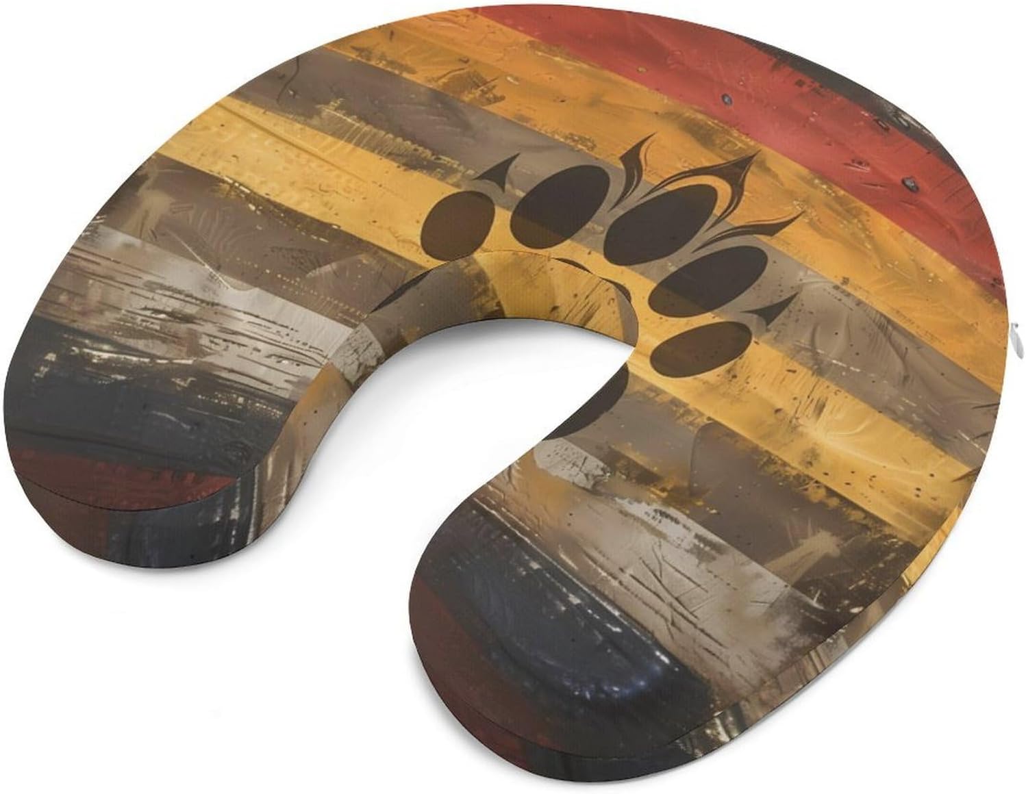 Bear Gay Pride Flag Travel Pillow U Shape Neck Pillow Washable Pillowcase for Sleeping Chair