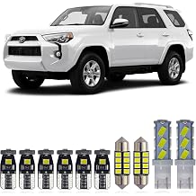 Yoper Interior Dome Map Light LED Kit Package Compatible with 2010-2021 Toyota 4Runner Vanity Mirror License Plate Bright White 6000K