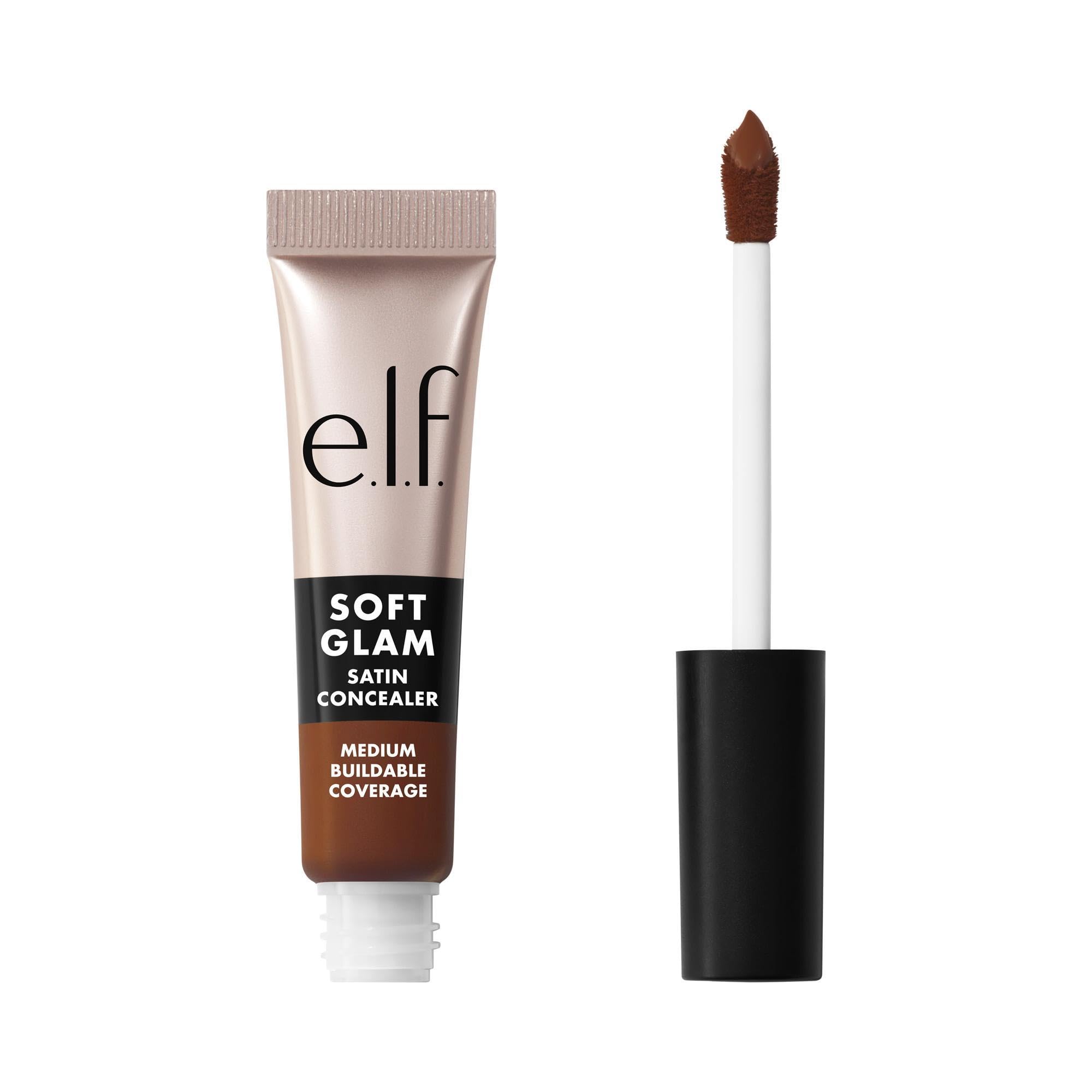 e.l.f. Soft Glam Satin Concealer, Medium Coverage for Blemishes & Under-Eye, Crease-Resistant, Long-Lasting, Vegan & Cruelty-Free, 62 Rich Warm
