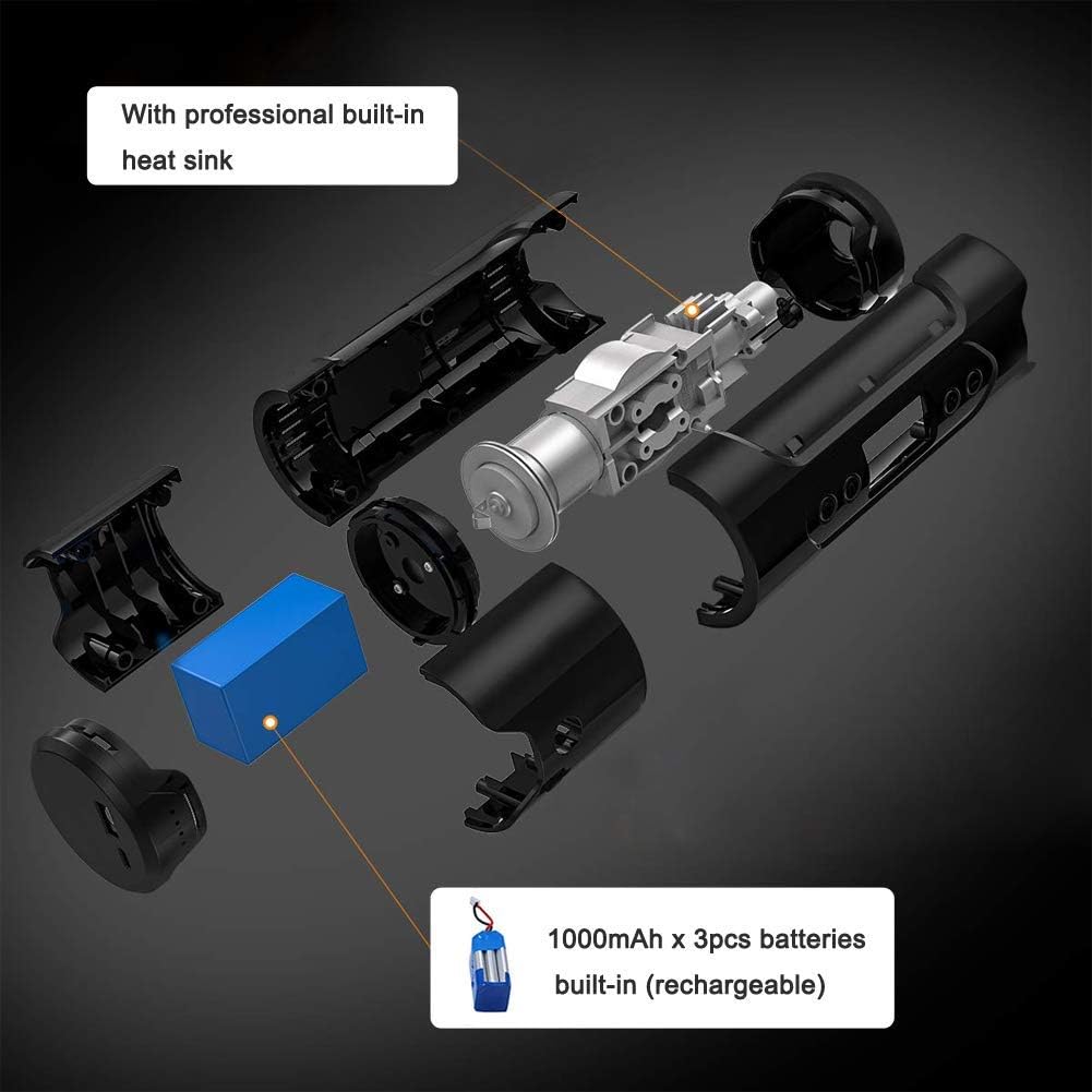 Portable Air Compressor Handheld Mini Bike Tire Pump Electric Tire Inflator for Car Tires Motorcycle Bicycle Bike Volleyball Basketball, with Digital Gauge LED Light LCD Display 1000mAh DC 12V : Automotive