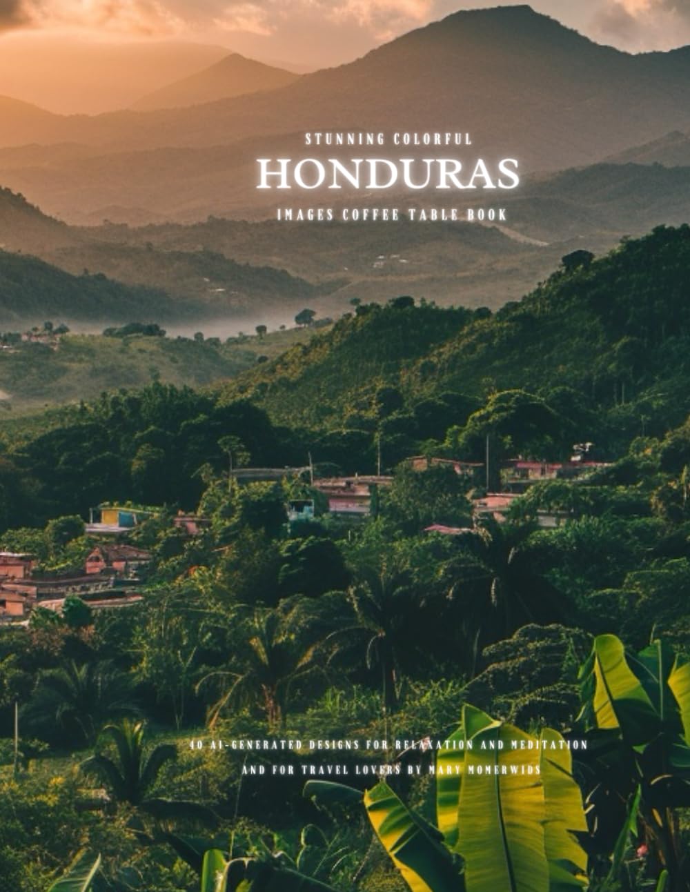 Stunning Colorful Honduras Images Coffee Table Book: 40 AI-Generated Designs for Relaxation and Meditation and for Travel Lovers (Central America