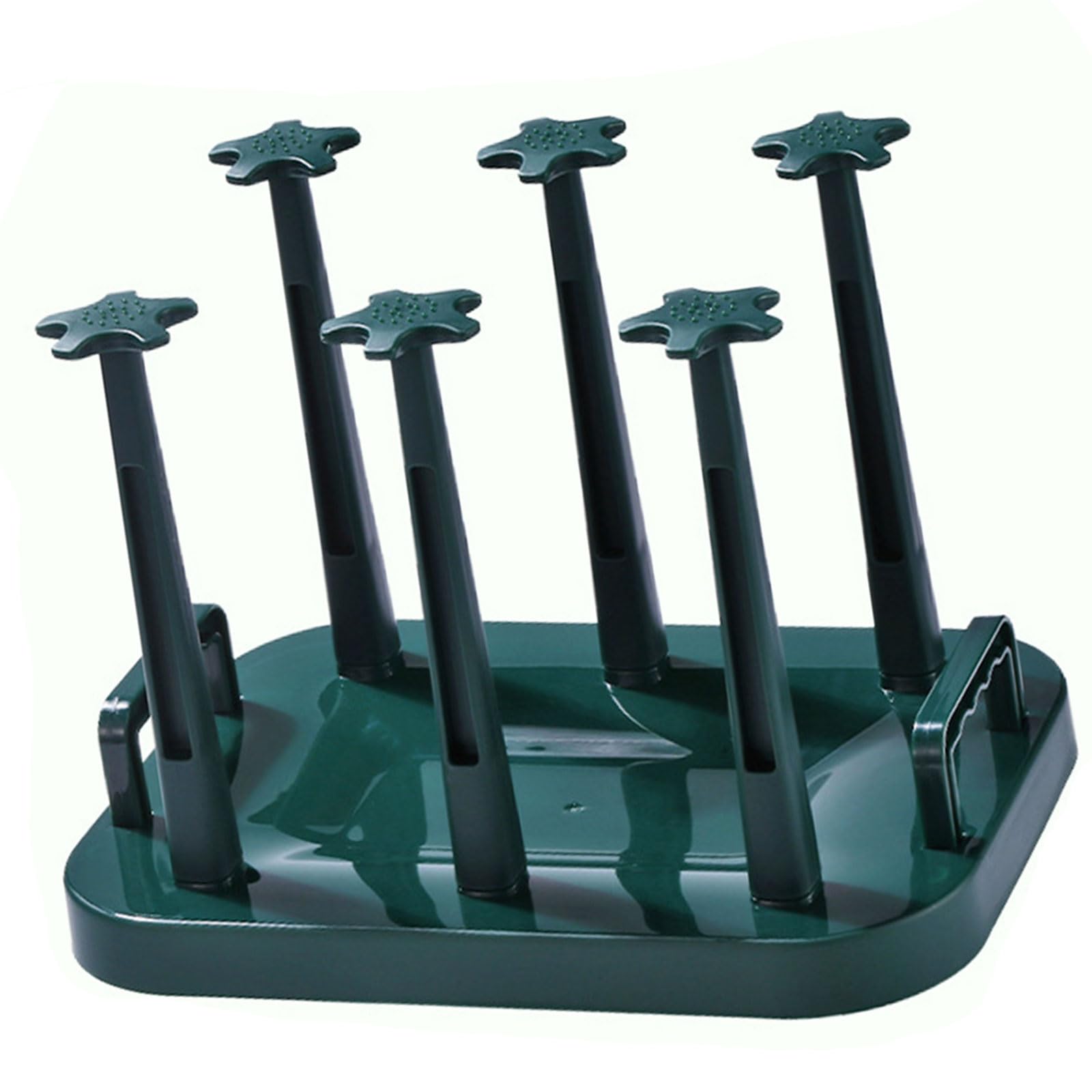 Jiingekk B Quick Drainage Cup Rack Large Capacity Upside Down Teas Cups Holder Saving Space Glass Drainer Enduring Detachable Saving Space Glass Drainer