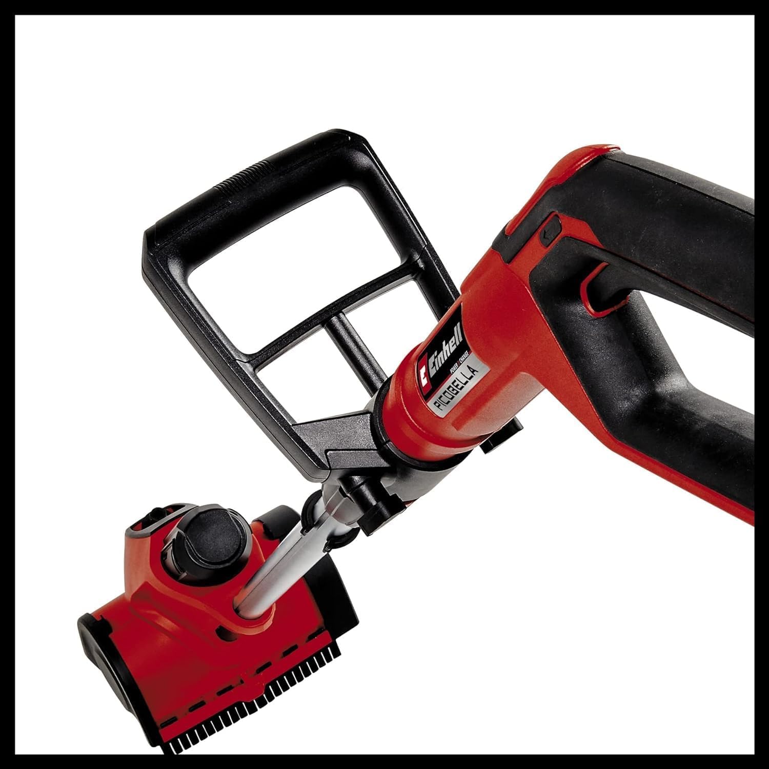 Einhell Cepillo para Superficies con batería PICOBELLA 18/215 Power X-Change (18 V, Iones de Litio, 215 mm Anchura, Incl. conexión para la Manguera de jardín, Cepillo Medium, sin batería ni Cargador)