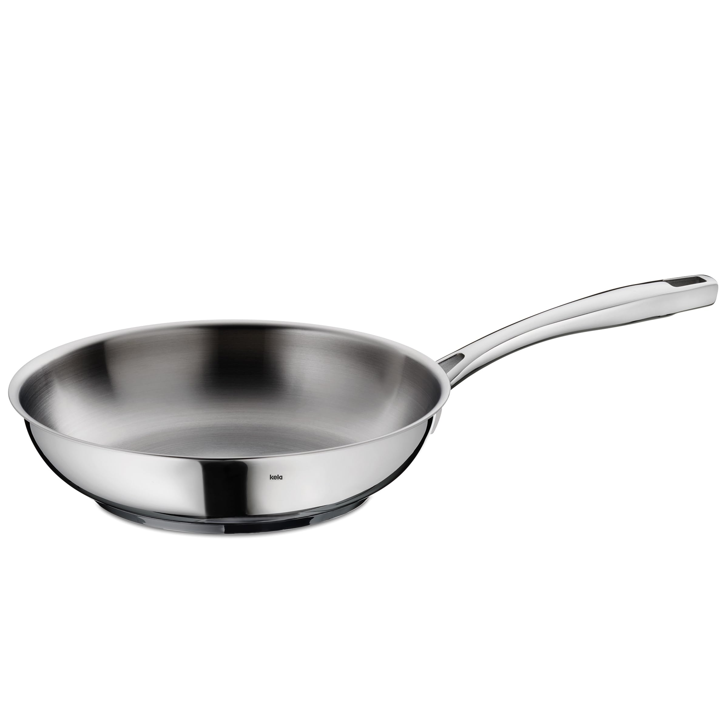 kela frying pan 20cm uncoated FLAVORIA, induction frying pan, stainless steel pan with energy-saving capsule base, ovenproof