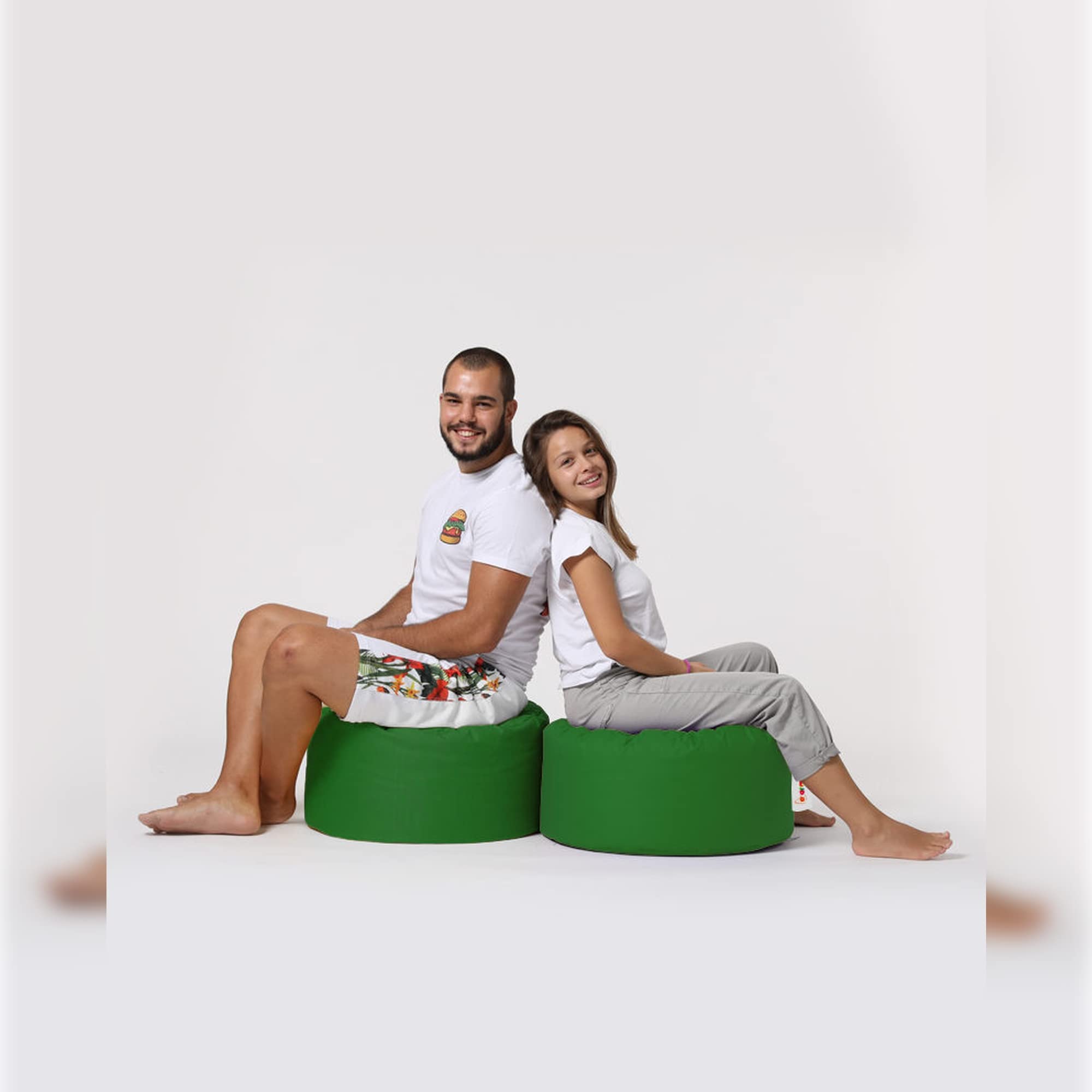 WELL HOME MOBILIARIO & DECORACIÓN Pouf da giardino verde