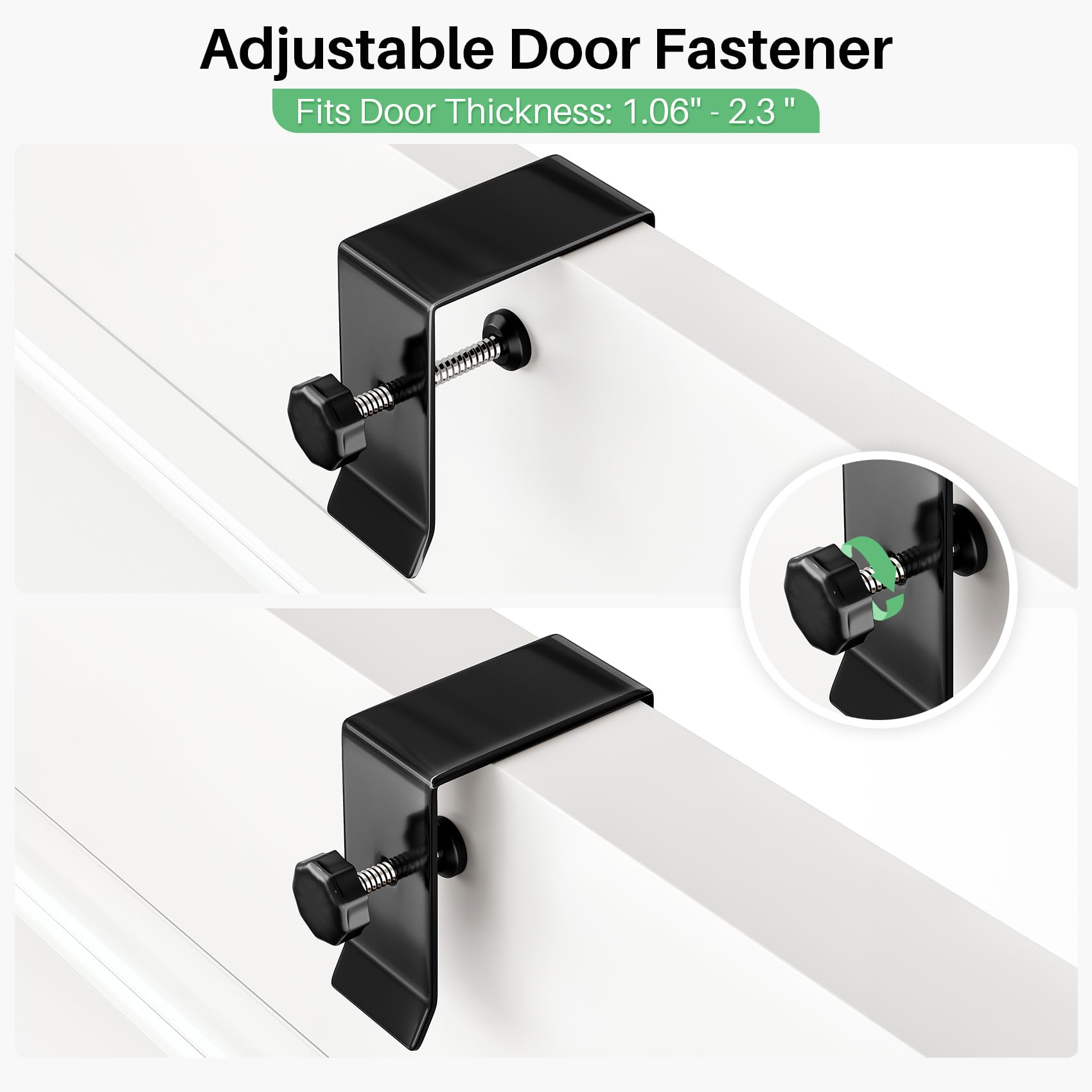 SNTD Organizador de despensa sobre la puerta, organizador de especias ajustable de 8 niveles, estante de especias para puerta colgante de gran capacidad para organizar despensa de cocina y
