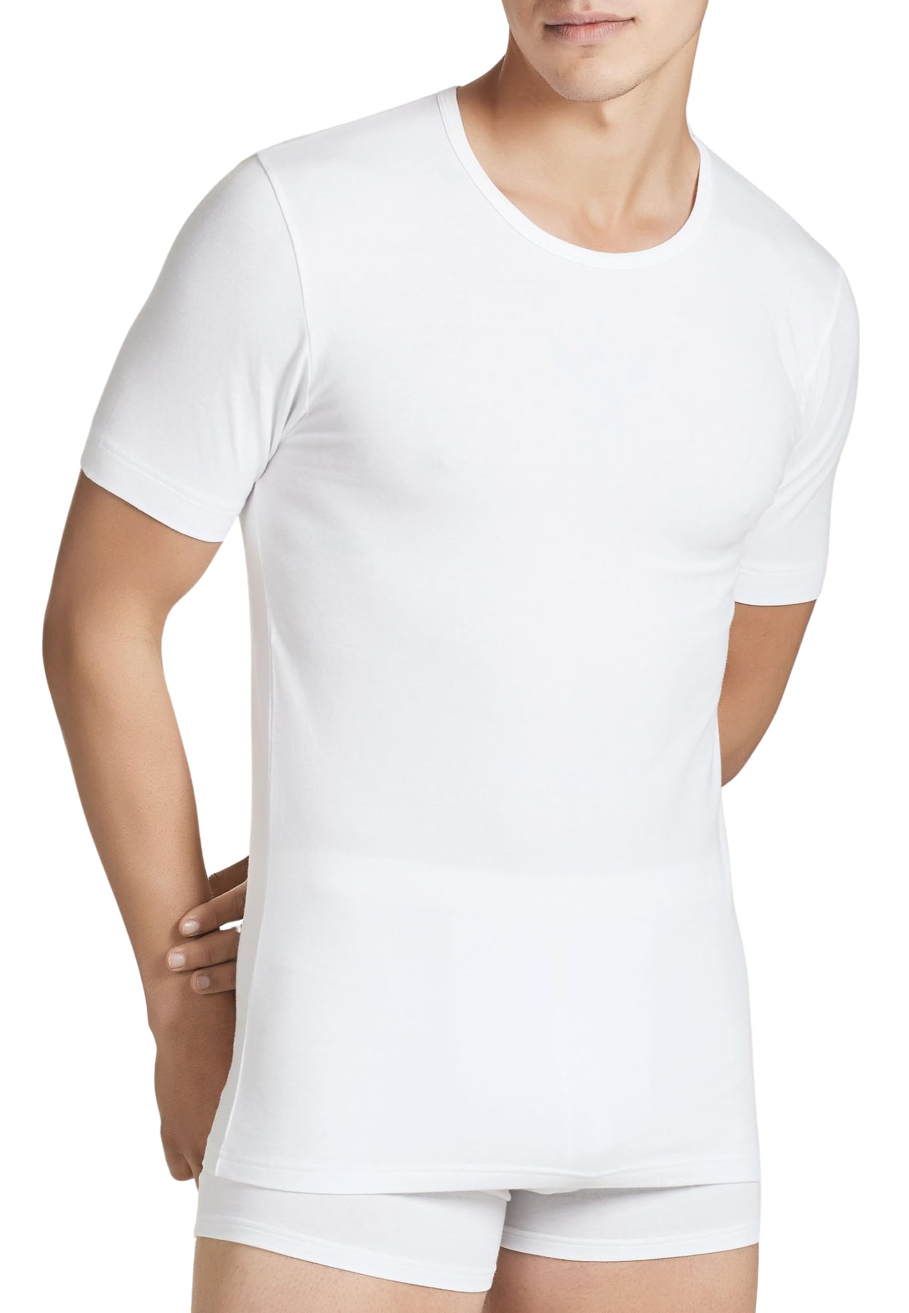 RAGNO 4 Pezzi 611477 Mezza Manica Girocollo Uomo Cotone Elasticizzato