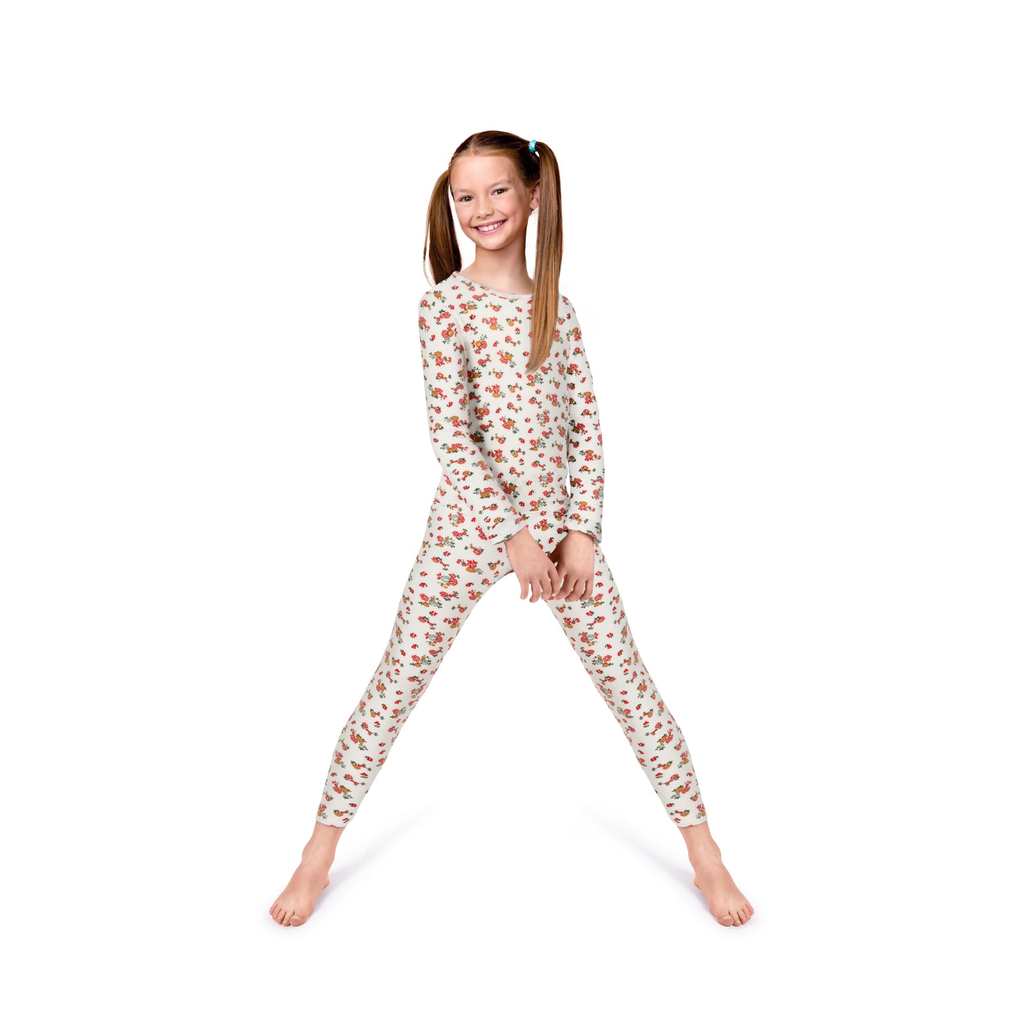 Rocky Thermal Underwear for Girls, Long Johns Fleece Lined Set, Shirt & Pants, Base Layer w/Leggings/Bottoms Ski/Extreme Cold