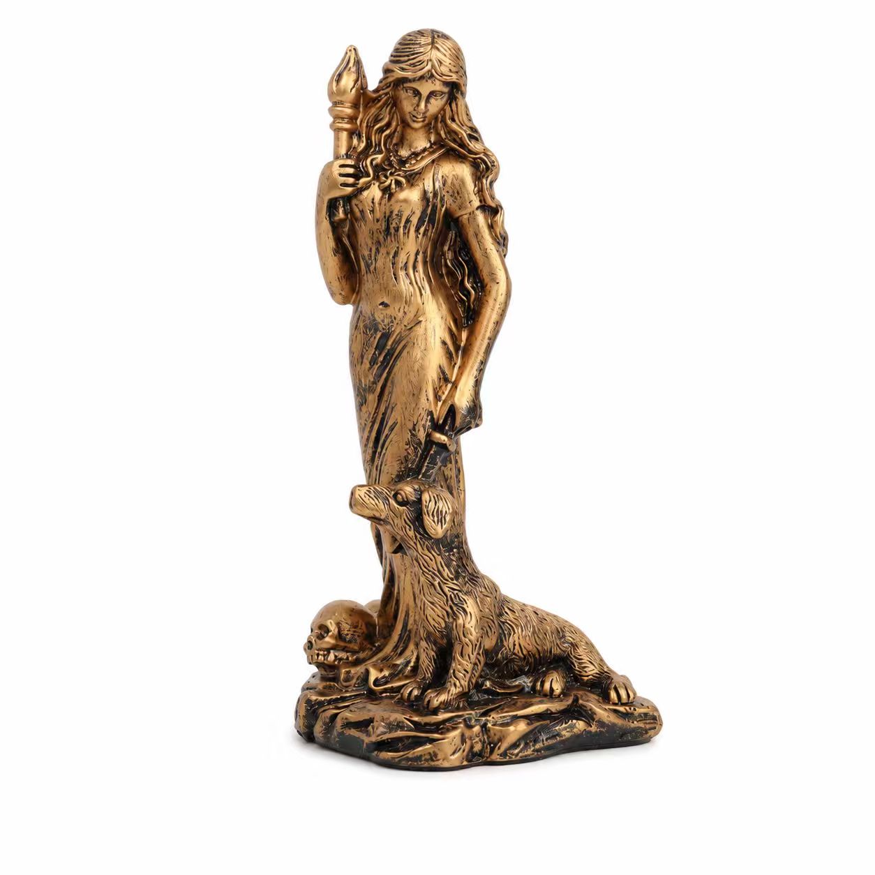 Estatua Hecate Diosa Griega de la Magia y Brujería miniatura 6