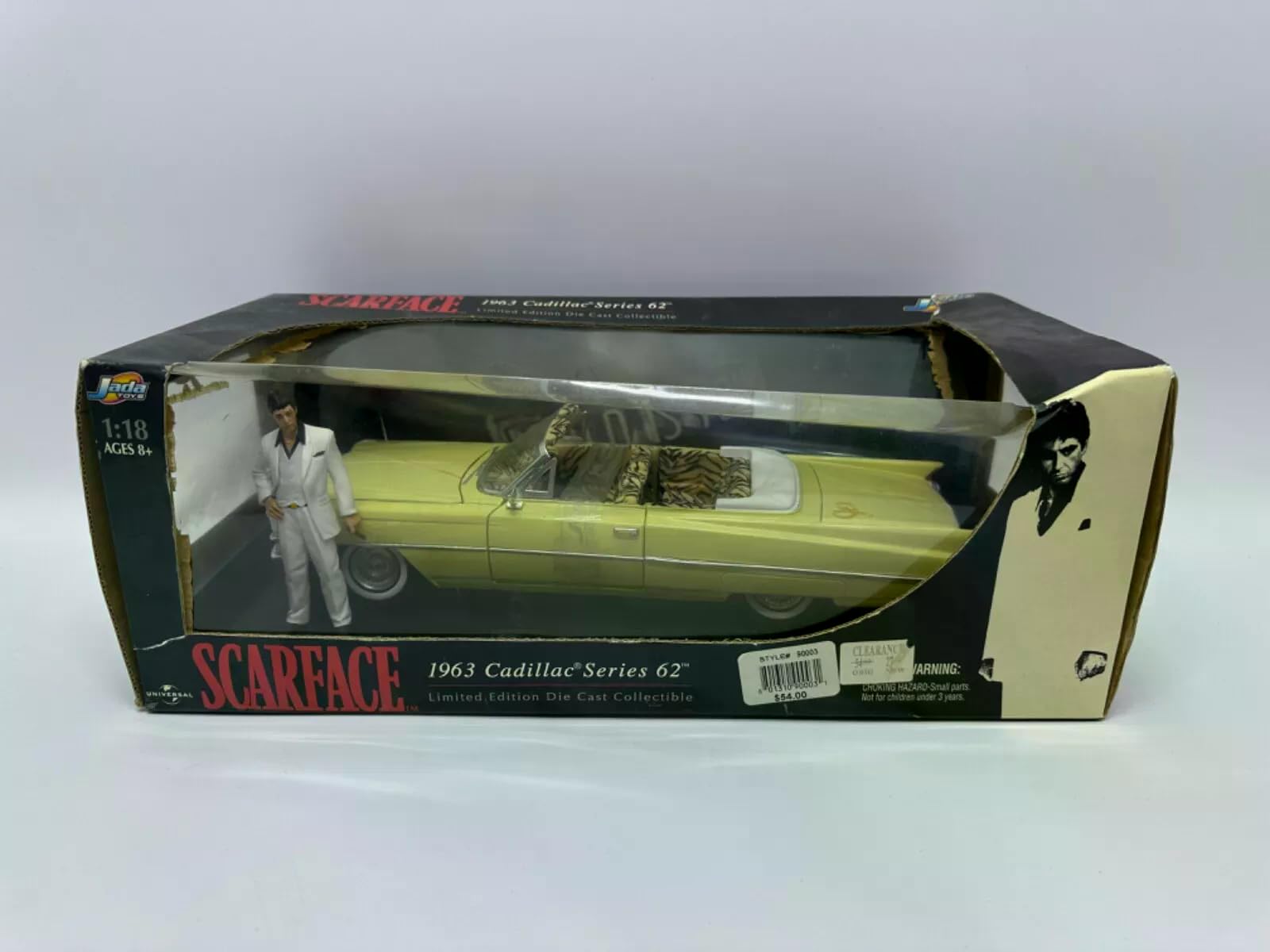 Amazon.co.jp: Scarface 1963 Cadillac Series 62 Jada 1:18 Limited