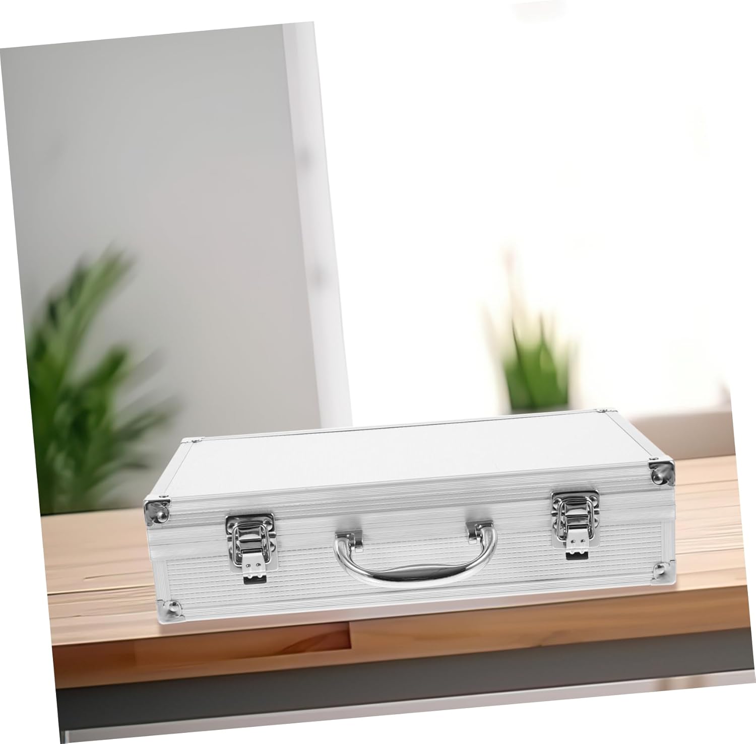 Microphone Carrying Case for Portable Storage Box for Cordless Microphones Handle for Travel and Organization