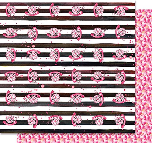 Confezione da 14 carte - Mon amour (12'x12 ')