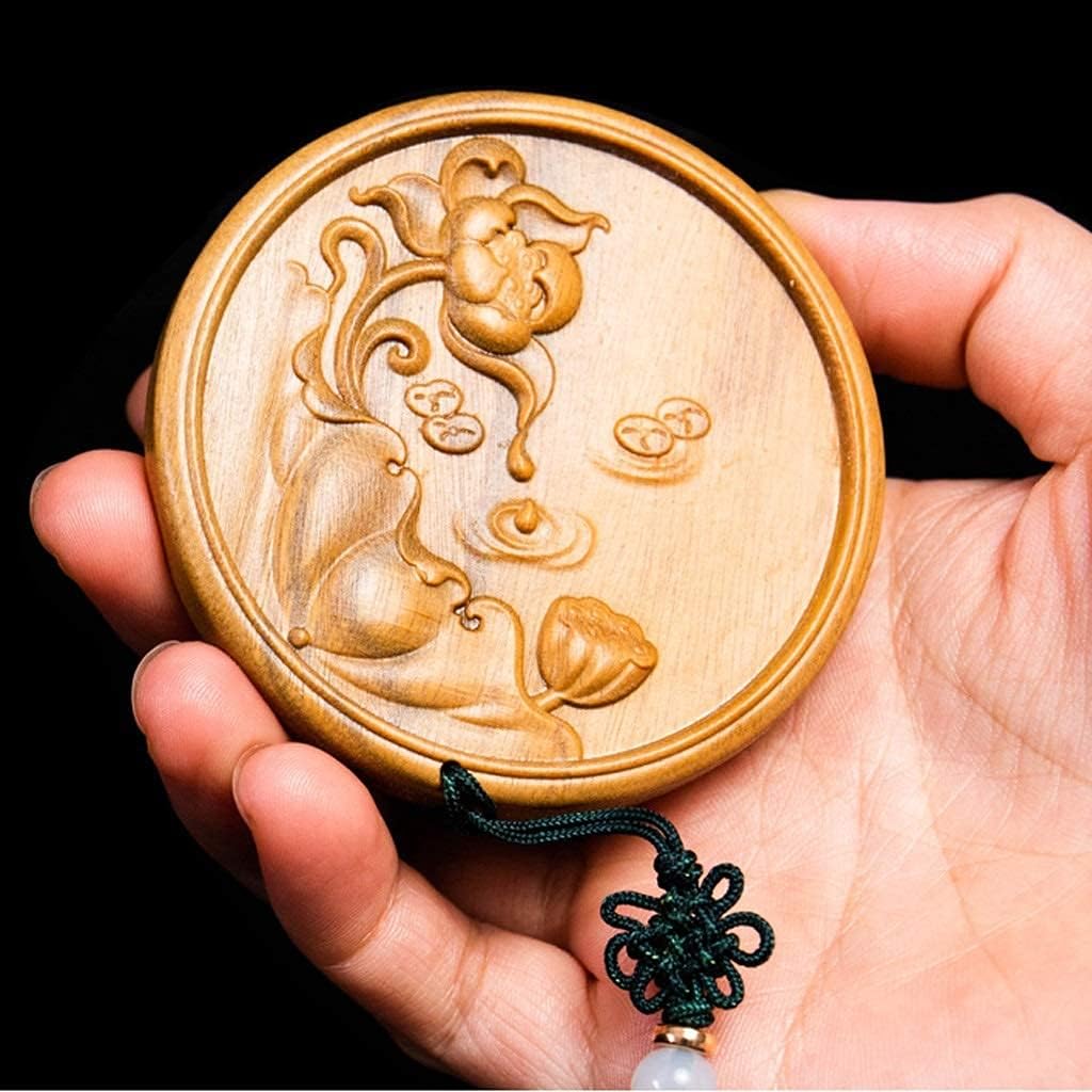 超歓迎された 刻まれたサンダルウッドドレッシングミラーグリーンサンダルウッドドレッシングミラーホームアクセサリークリスマスデコレーション Octagon Mma Ru