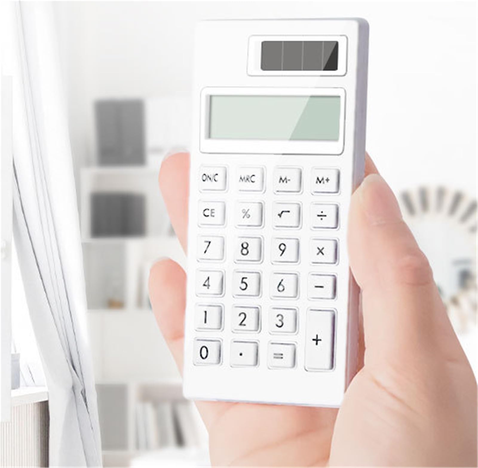 Calculatrice Calculateur De Batterie Solaire avec Affichage À 12 Chiffres Adapté La Maison Et Au Bureau Bureau Office