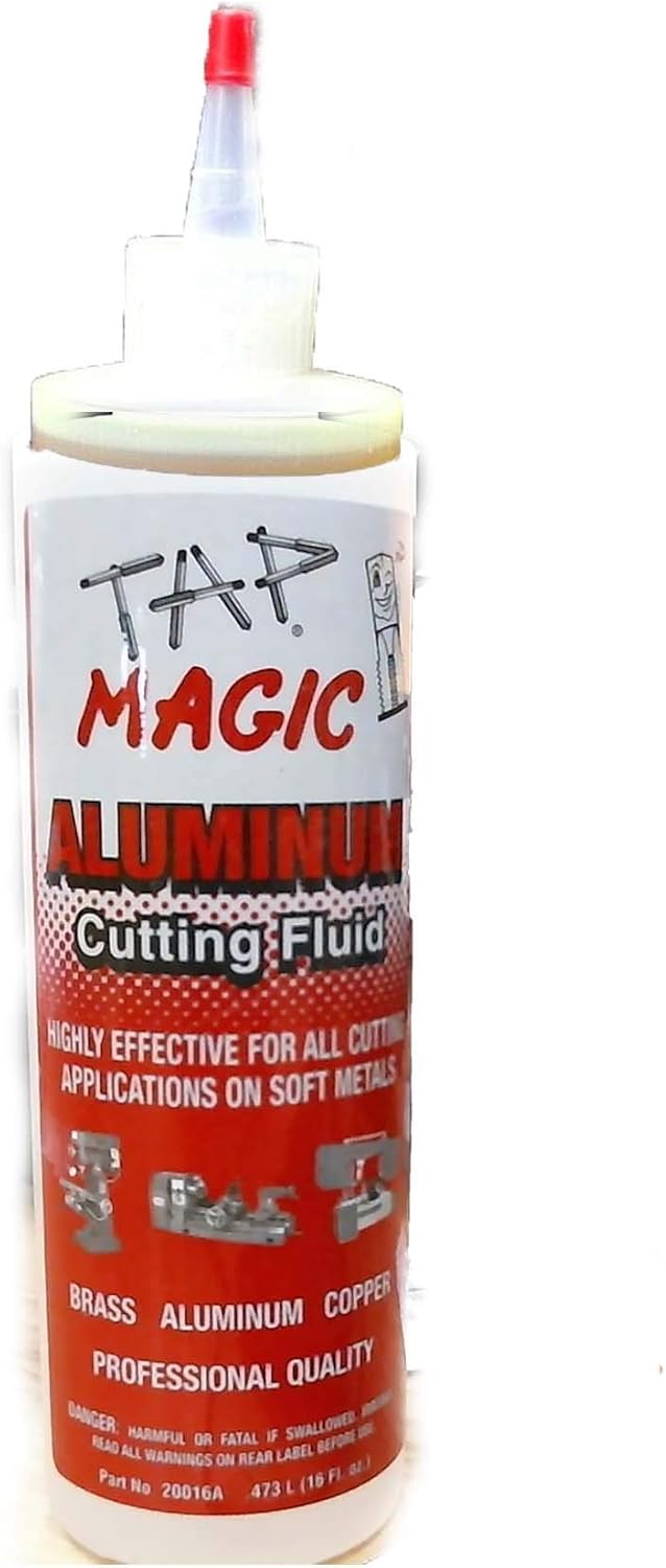Tap Magic 20016A Aluminum Fluid with Spout Top, 16 oz, Light Yellow (Pack of 1)