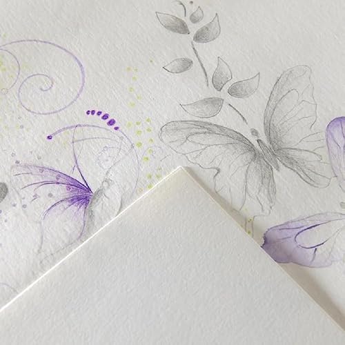 Miniatura 3 de Canson Imagine Mixed Media - Papel de 200 gsm, blanco natural, almohadilla A5 que incluye 50 hojas