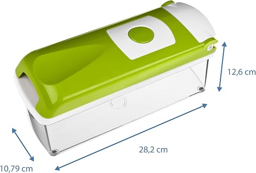 Genius Nicer Dicer Plus | 18 Pieces | Kiwi | All-Purpose Cutter | Fruit and Vegetable Cutter