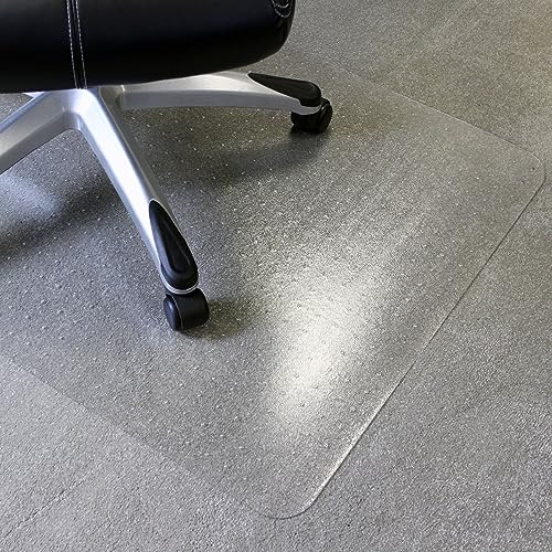 Alfombrilla protectora Marvelux de policarbonato rectangular transparente para alfombras 3