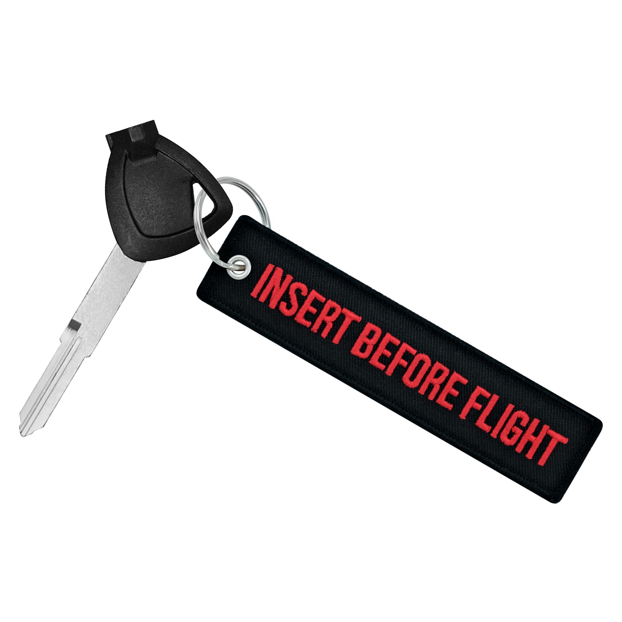 Premium Motorcycle Keychain - Durable Embroidered Key Tag for Riders of Cars, ATV, Dirt Bikes, Scooter &amp; More