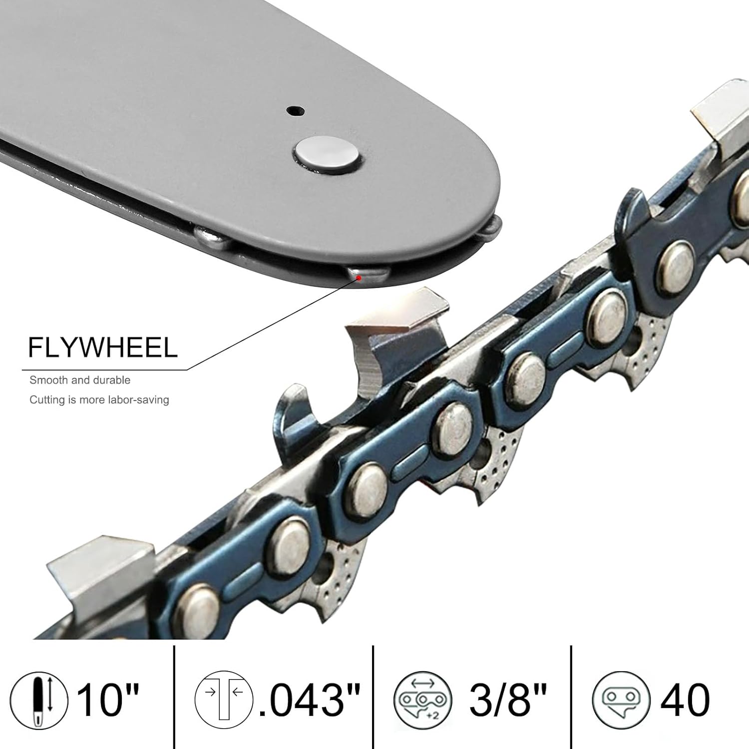 10 Inch Replacement Chainsaw Bar view 4