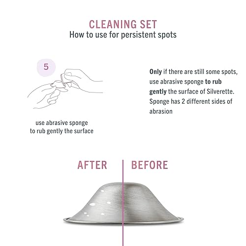 Miniatura 6 de Silverette Juego de limpieza y mantenimiento de tazas de lactancia Plus Silverette