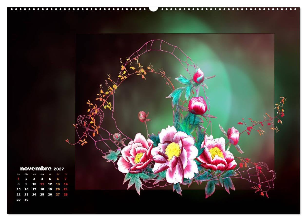 Images d'art Ikebana (Calendrier mural haut de gamme 2027 DIN A2 vertical), CALVENDO calendrier mensuel: Découvrez l'art Ikebana (CALVENDO Nature)