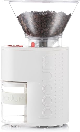 Molino de café eléctrico con cuchillas Bodum Bistro, Blanco