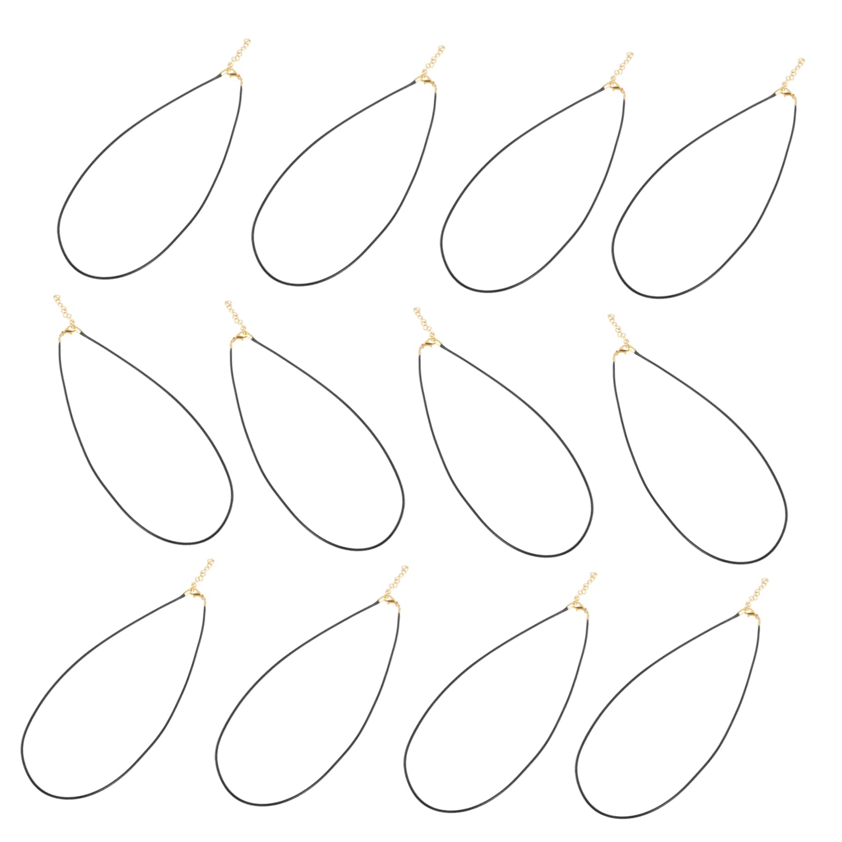 Cordón de collar duradero con superficie lisa SHINEOFI de 50 piezas para joyería