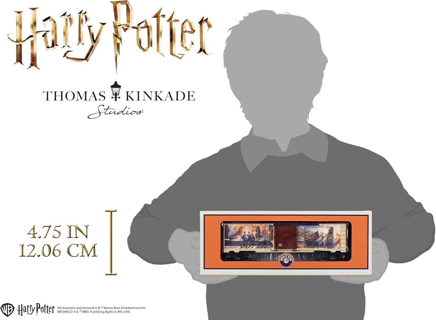 Lionel Thomas Kinkade Studio Harry Potter Hogwarts Express O Gauge Model Train Boxcar