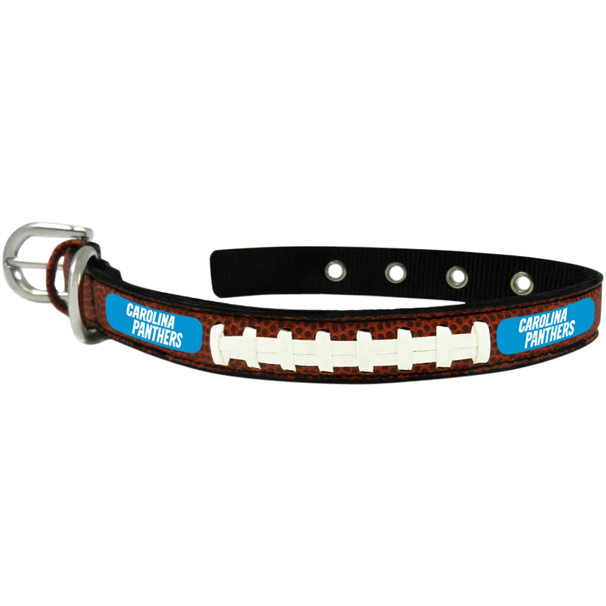 GameWear Carolina Panthers Halsband Classic Leder Fußball, klein