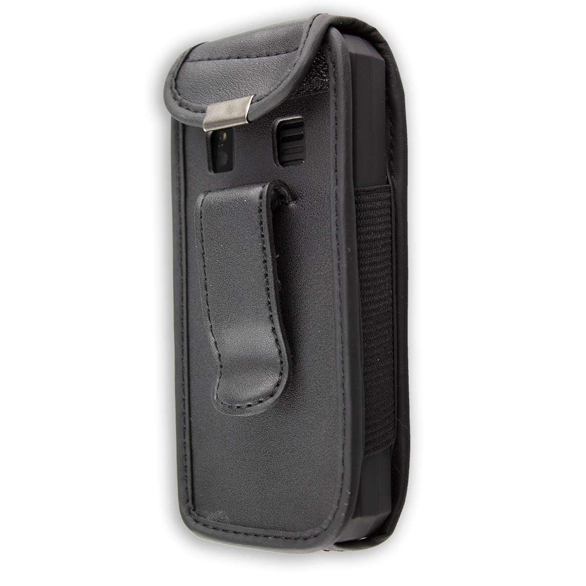 caseroxx Leather-Case with belt clip compatible with Cat B30 made from genuine leather - Image 2