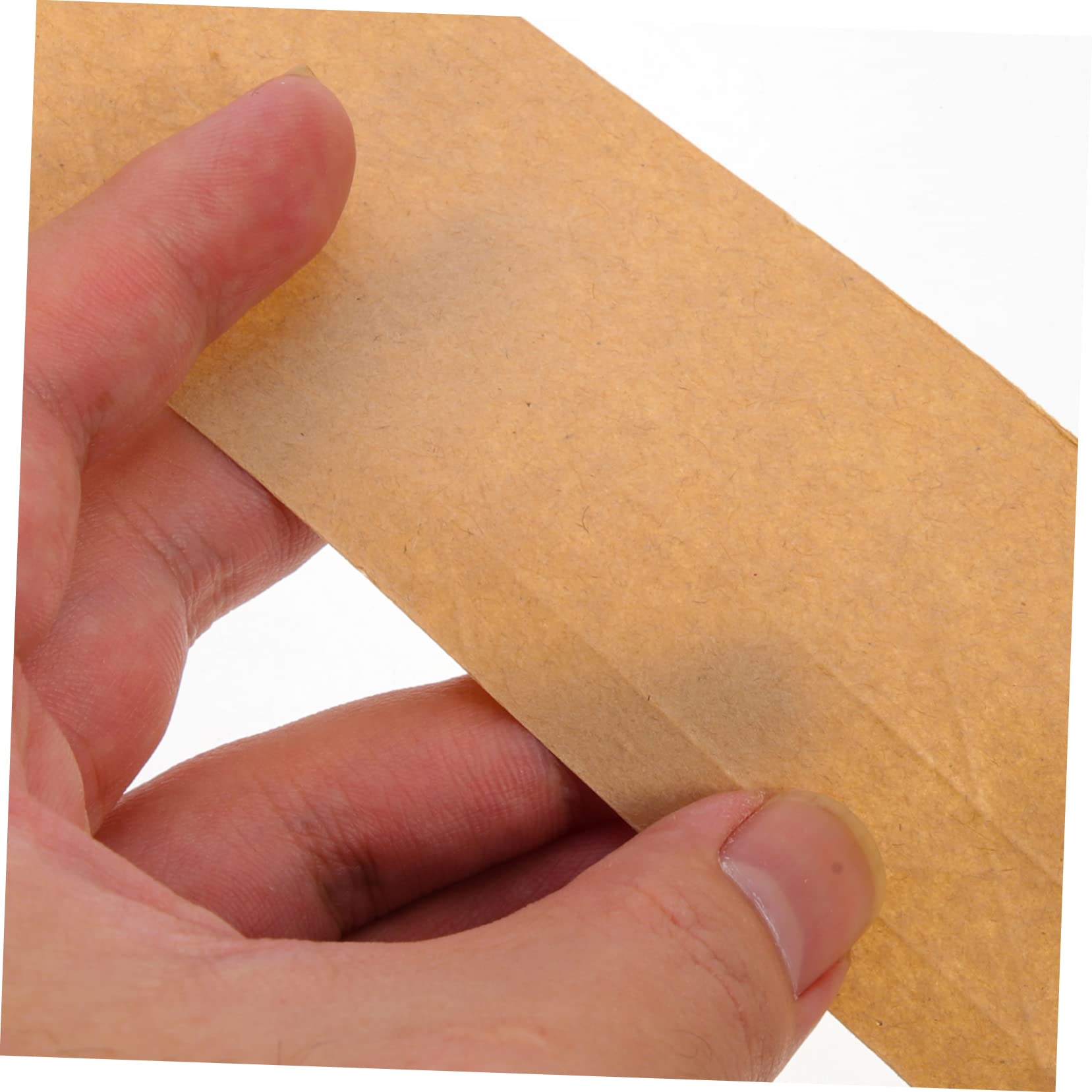 HOMSFOU 3 Nastro Adesivo Carta Kraft Adesività e Resistenza Al Calore Sigillante Scrivibile per Imballaggi e Scatole Ed Ecologico