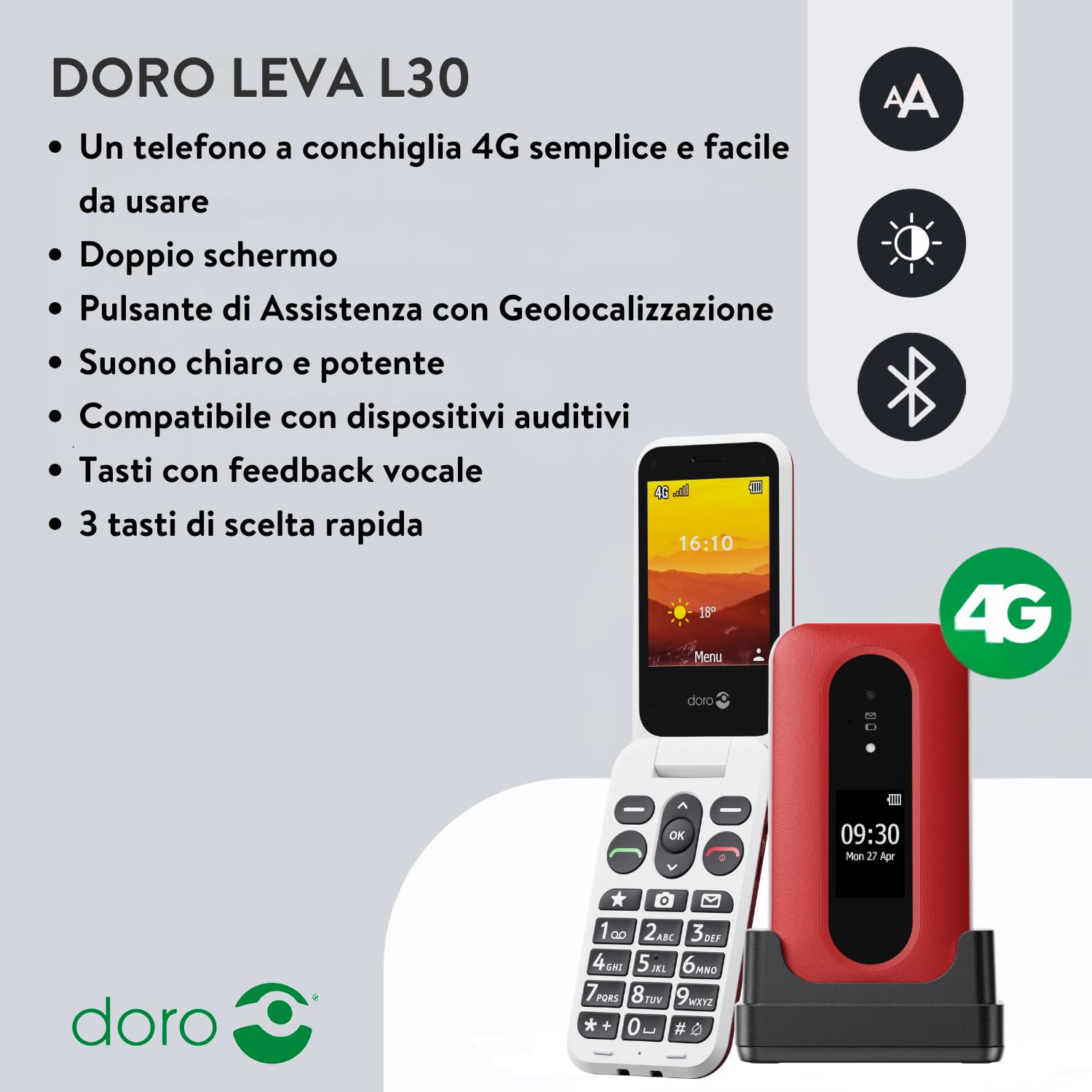 DORO Leva L30 graphit-wei?