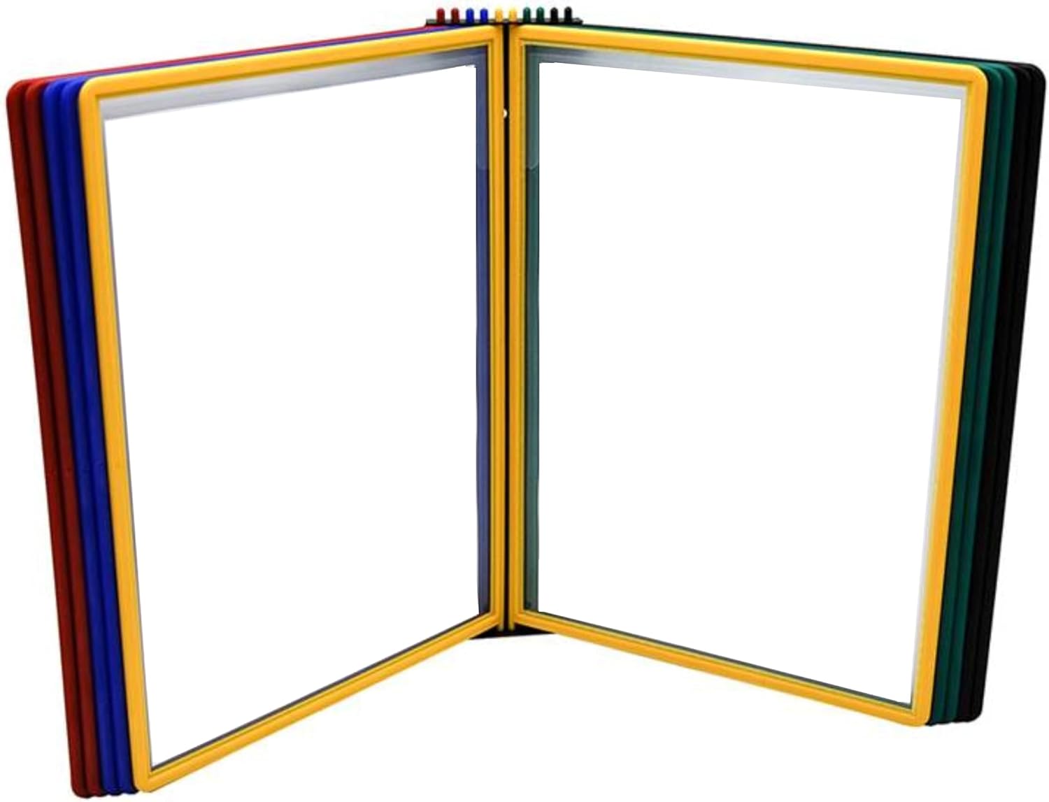 Tarifold Wall Mount Reference System, 10 Easy-Load Pockets, Assorted Colors
