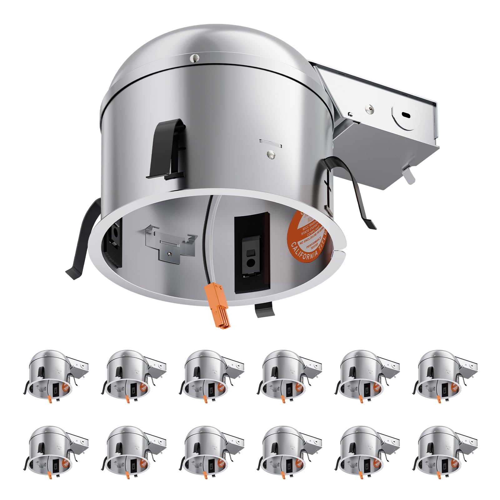 Photo 1 of (50 Pack) CML Decorator Wall Light Switch, Single Pole Switch, 15A 120/277V, 3-Year Warranty, White