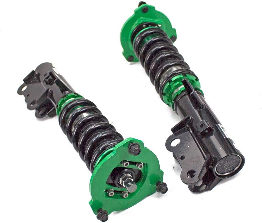 Rev9 R9-HS2-072_2 Hyper-Street II Coilover Suspension Lowering Kit, Mono-Tube Shock w/ 32 Click Rebound Setting, Full Length Adjustable, compatible with Kia Forte Sedan (BD) 2019-22