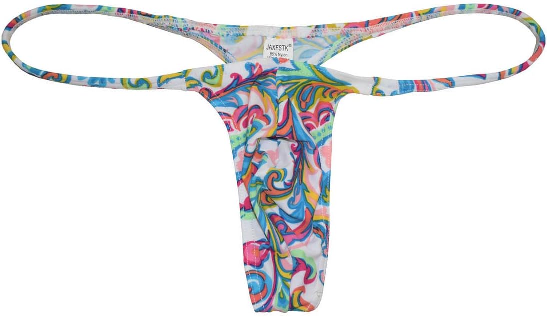 OROCOJUCO Sexy Men's Posing Micro Bikini Thong Underwear Slim Cut Swim G-string Hipster Tangas