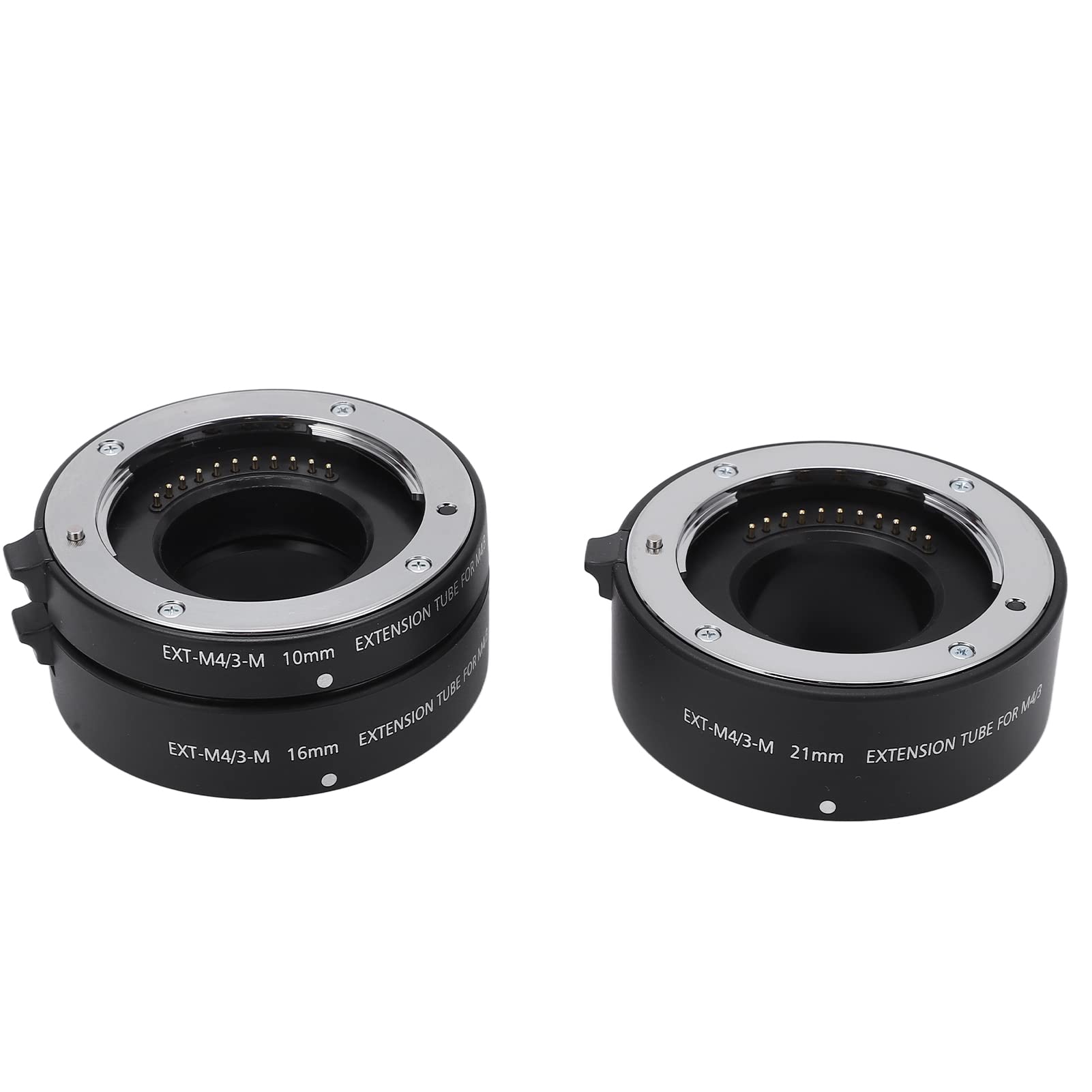 101621mm Macro Extension Lens Tube Set, Close Adapter for Olympus M4/3 Cameras, Sturdy Aluminum Alloy Construction, Auto Focus, for Macro Photography