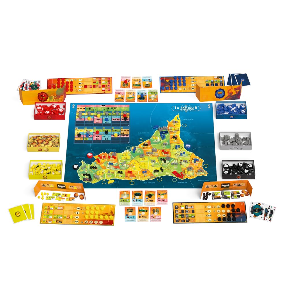 Super Meeple LA Famiglia – La Grande Guerre de la Mafia – Jeu de société – Version Française