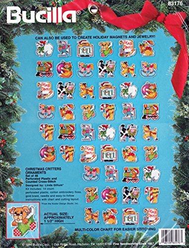 Kit de broderie au point de croix Noël Bucilla pour vos soirées créatives d'hiver