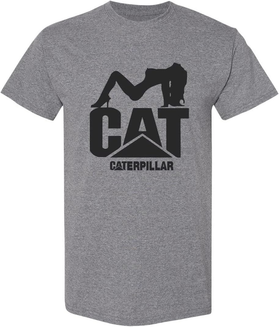Caterpillar Women’s Compatible Graphic Tee – Graphite Heather, Size Medium