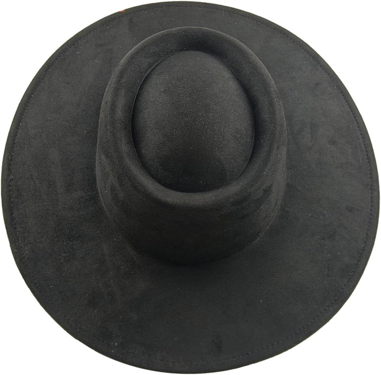 Top Hat Leather Hat Top Big Brim Men's Flat for Men